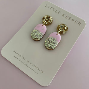 Inked Mini Oblong Drops