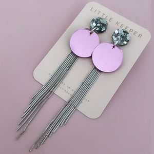 Cascading Chain Statement Earrings