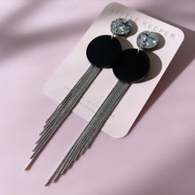 Load image into Gallery viewer, Cascading Chain Statement Earrings