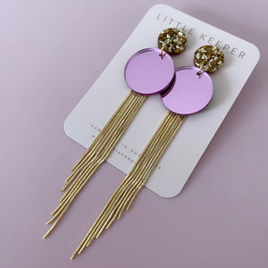 Cascading Chain Statement Earrings