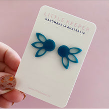 Load image into Gallery viewer, Lotus Mini Statement Studs