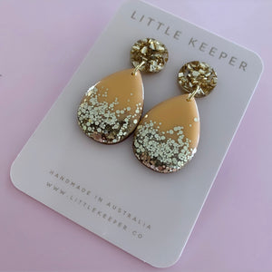 Inked Mid Drop Earrings