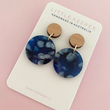 Load image into Gallery viewer, Acrylic Disk Drop Earrings