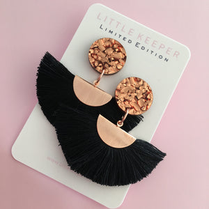 Tassel Fan Earrings
