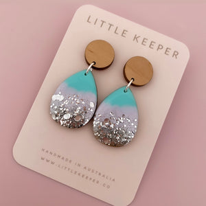 Inked Mid Drop Earrings