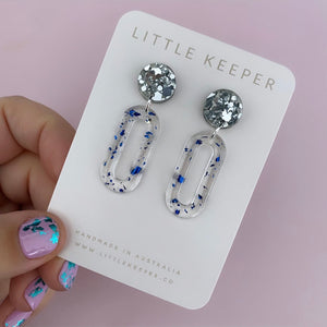 Inked Mini Oblong Drops