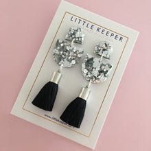 Load image into Gallery viewer, Acrylic Single Drop Tassel Earrings