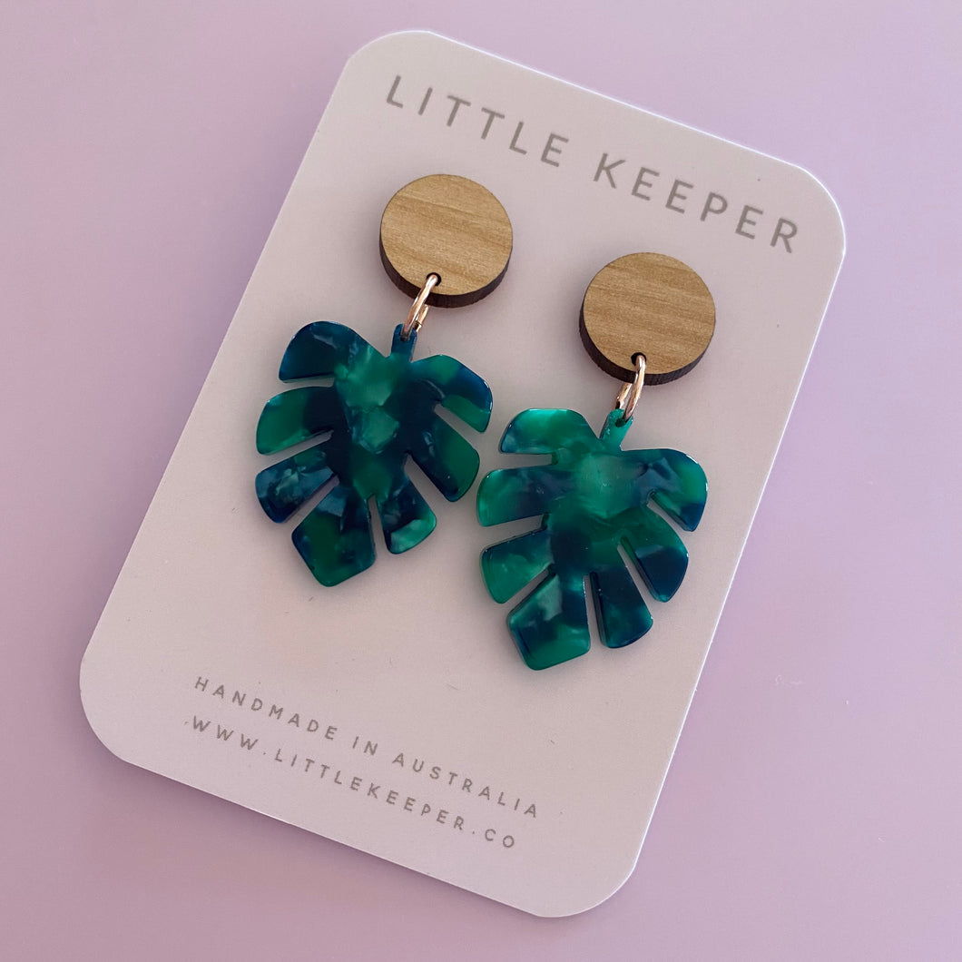 Mini Leaf Earrings