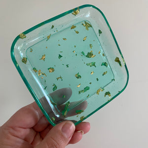 RESINWARE - Square Trinket Dish