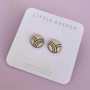Arc Stud Earrings